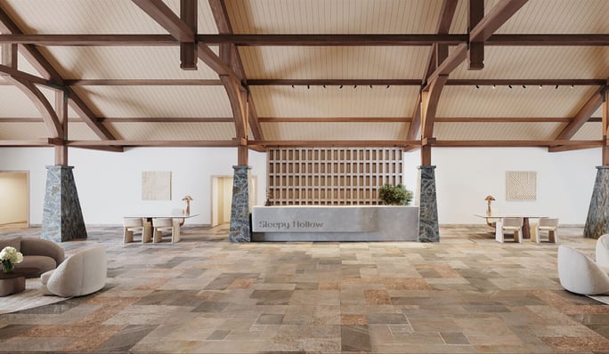 The lobby of Sleepy Hollow